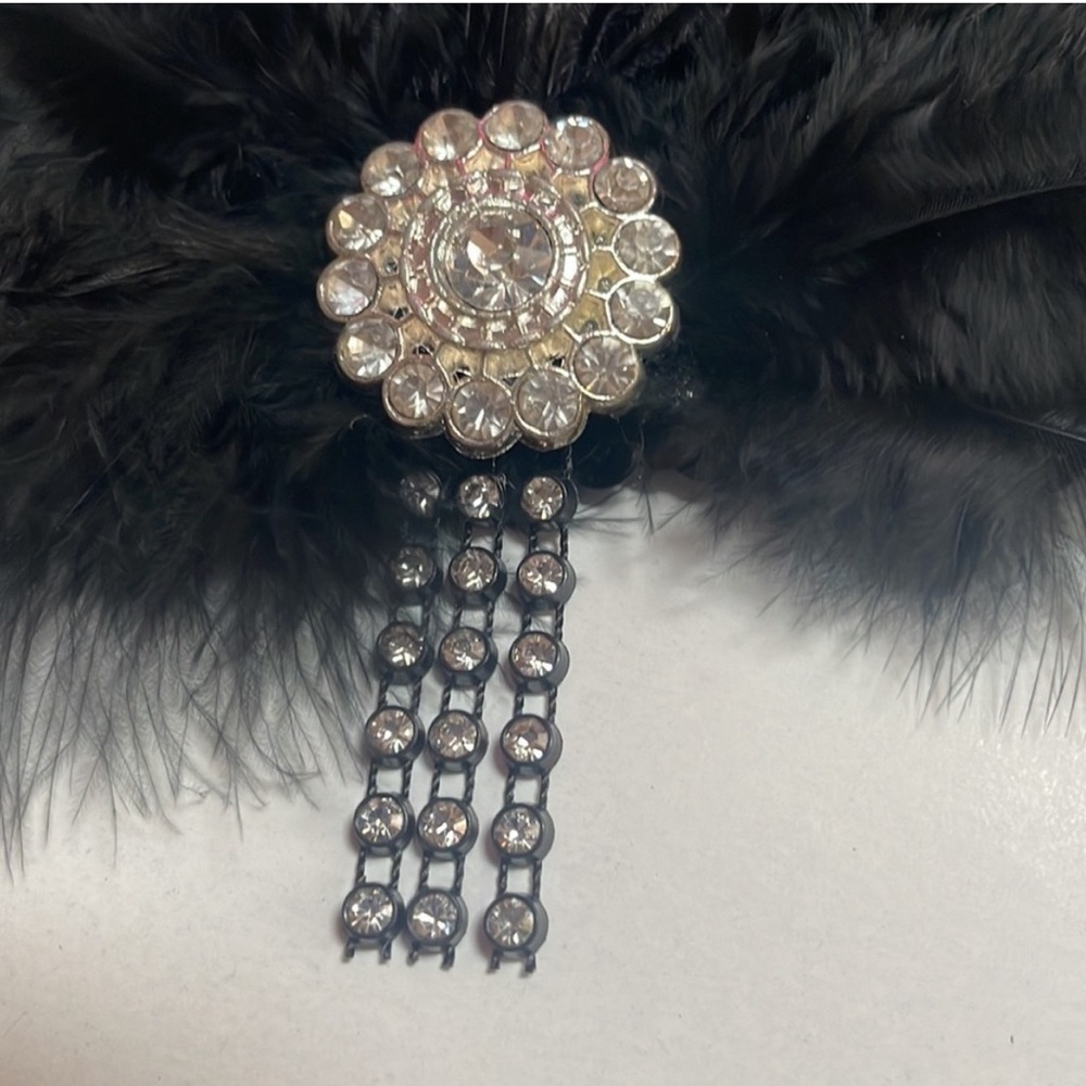 Roaring 20’s feather and sequin headband - Halloween costume, flapper girl - Picture 3 of 7